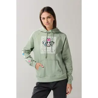 KOAJ - Buzo manga ranglan con capota y bolsillo canguro para m Mujer