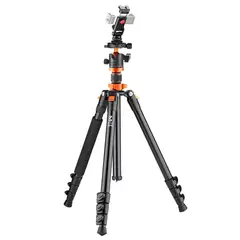 K&F CONCEPT - Kit Tripode 175cm kf concept para camara y celular