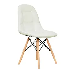 GENERICO - Silla Decorativa Mueble Sala Comedor Dormitorio Refcarmen Blanca