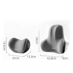 GENERICO - Kit Almohada Para Cuello Soporte Lumbar Para Carro