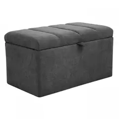 DISEÑOS RAMONA'S - Puff Baúl Paneles 80x40 Acero