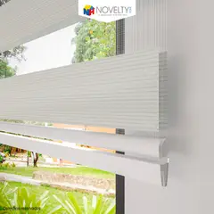 NOVELTY HOME - Cortina Elegance Malta Marfil110x180 cm