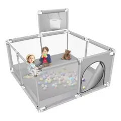 GENERICO - Parque Infantil Tipo Corral Malla Bebes Niños Juguetes Hogar