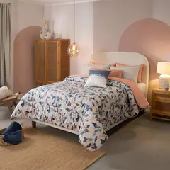 VIANNEY - Juego De Edredón Praga Talla Queen/Doble XL Poliéster -