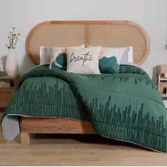 VIANNEY - Juego De Edredón Cobá Talla QueenDoble XL Poliéster -