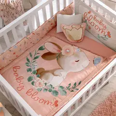 VIANNEY - Juego De Edredón Baby Conejita Cuna -