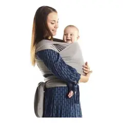 GENERICO - FULAR ELASTICO PORTABEBES CARGADOR BEBE PORTATIL VIAJERO