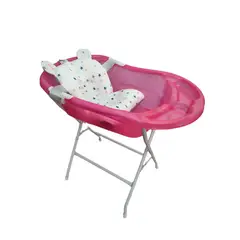PRODEHOGAR - Bañera o Tina Para Bebe Con Soporte Plastico y Base Metalica