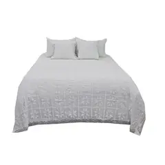 HOMETEX - TENDIDO CROCHE DOBLE BLANCO