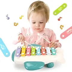 AMERICAN GENERICS - Juguete Para Bebe Avion Xilofono Educativo Musical Didactivo
