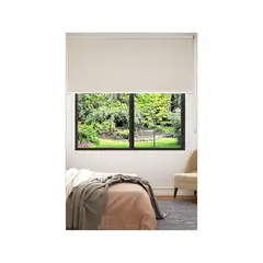 NOVELTY HOME - Cortina Enrollable Blackout Beige Jaspe 120x180 cm