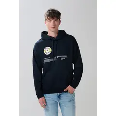 KOAJ - Buzo oversize con capota, con estampado localizado en fre HOMBRE