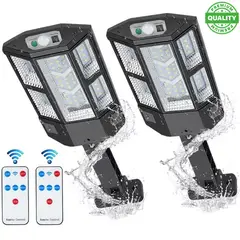ONE PIXEL - Lámpara Solar Exterior Pared Flexible Luz Impermeable 60w 2 Pcs