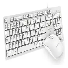 JANUS - Combo Teclado Mouse Alambrico Ky-k841+ky-m582 Usb Blan