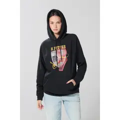 KOAJ - Buzo manga ranglan con capota y bolsillo canguro para m Mujer