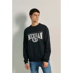 KOAJ - Buzo de Snoopy college unicolor con cuello redondo HOMBRE