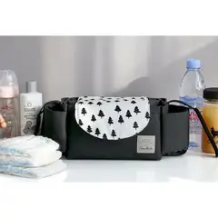 GENERICO - Organizador De Asesorios de Bebe universal para coche Negro