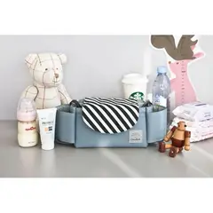 GENERICO - Organizador De Accesorios de Bebe universal para coche Azul
