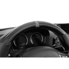 SPARCO - Funda Cubre Volante Negro y Gris PVC SPS131GR