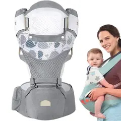AMERICAN GENERICS - Cargador Bebe Ergonomico 5 En 1 Canguro Portabebe 0 A 36 M