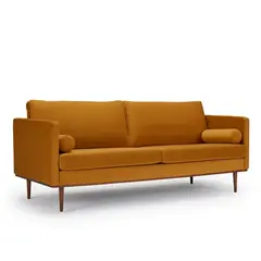 GENERICO - Sofá Iron 3 puestos tela pet friendly anti fluidos 201x85x75
