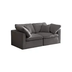 GENERICO - Sofá Emperador 3 puestos tela pet friendly anti fluidos 200x95x81