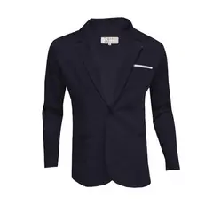 MODA EN CIRCUITO - Bleiser en PUNTO ROMA, Chaqueta Formal Para Hombre de UN BOTÓN