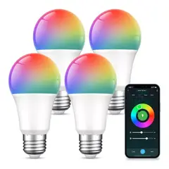 GENERICO - Bombillo Led Wifi Control Por App Y Voz Compatible Alexa