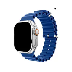 GENERICO - Smartwatch Reloj Inteligente T800 Ultra Serie 8 Azul Bluetooth 49mm