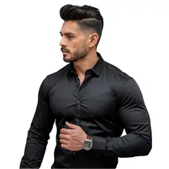 GENERICO - CAMISA NEGRA EMPIRE - SLIM FIT
