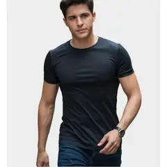 GENERICO - CAMISETA NEGRA EMPIRE - SLIM FIT