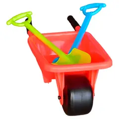 BOY TOYS - Carretilla Juego Arena Bebes Con Pala Color Aleator