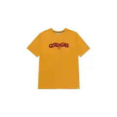 CAT - Camiseta Hombre HERITAGE 1925 GRAPHI Amarillo CAT.