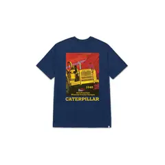 CAT - Camiseta Hombre PROJECTS GRAPHC TEE Azul 1 CAT.