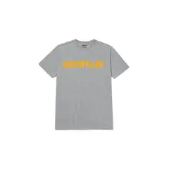 CAT - Camiseta Hombre Logo Tee Gris 2