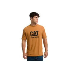 CAT - Camiseta Hombre DO THE WORK GRAPHIC Ocre CAT.