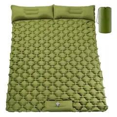 GENERICO - Colchón Doble Inflable Almohada Dormir Aire Libre Campamento