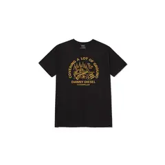 CAT - Camiseta Hombre RETRO DANNY DIESL G Negro CAT.