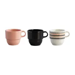 CORONA - Set X3 Pocillos Apilables Preya 2014ml