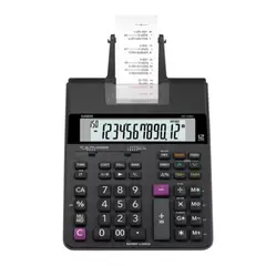 CASIO - Calculadora Hr-150rc Impresión 12 Dígitos Color Negro