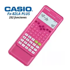 CASIO - Calculadora científica FX-82LA Plus -2 color rosa