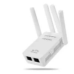 GENERICO - Repetidor Amplificador Señal Wifi 4antenas Rompemuros 24ghz