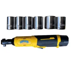 CHICAGO - Llave Ratche 3/8 Recargable 12v 2 Baterias