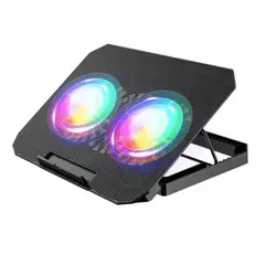 INNOVA - Base Refrigerante Doble Ventilador Soporte Para Computador Laptop