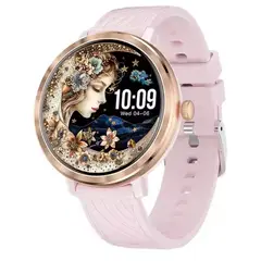 GENERICO - Reloj Inteligente Redondo NX27 Mujer LLama Frecuencia Cardíaco Fitness