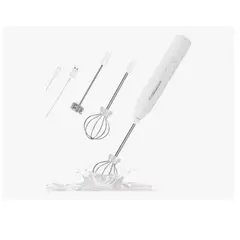INNOVA - Batidor Espumador Recargable Para Cocina Eléctrico 2 En 1 Nobelsound