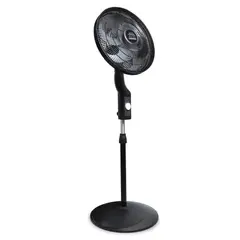 HOME ELEMENTS - VENTILADOR PEDESTAL 18 NEGRO REJILLA PLASTICA HEMFEPRP18N