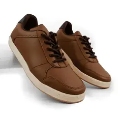 GENERICO - Tenis hombre casual en sintético color Café
