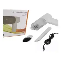 GENERICO - Aspiradora De Mano Mini Para Autos Y Hogar Usb Recargable Blanco110V220V
