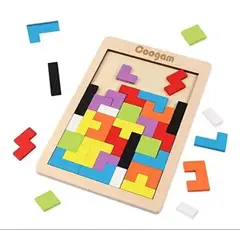 GENERICO - Juego De Tetris En Madera Para Niños